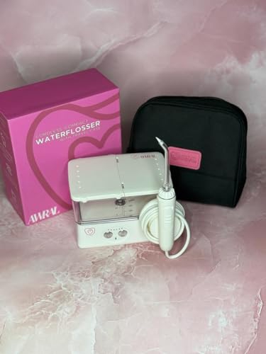 AWRAL WATER FLOSSER PRO COMPACT | CORDLESS| WITH TRAVEL CASE | 12+ 6 MONTHS WARRANTY| PORTABLE & RECHARGEABLE | WF PRO WITH 6 TIPS | 6 PRESSURE SETTINGS