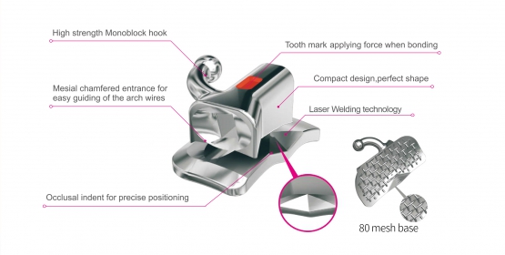 DentoSmile 2nd Molar Bondable Single Roth Tube.